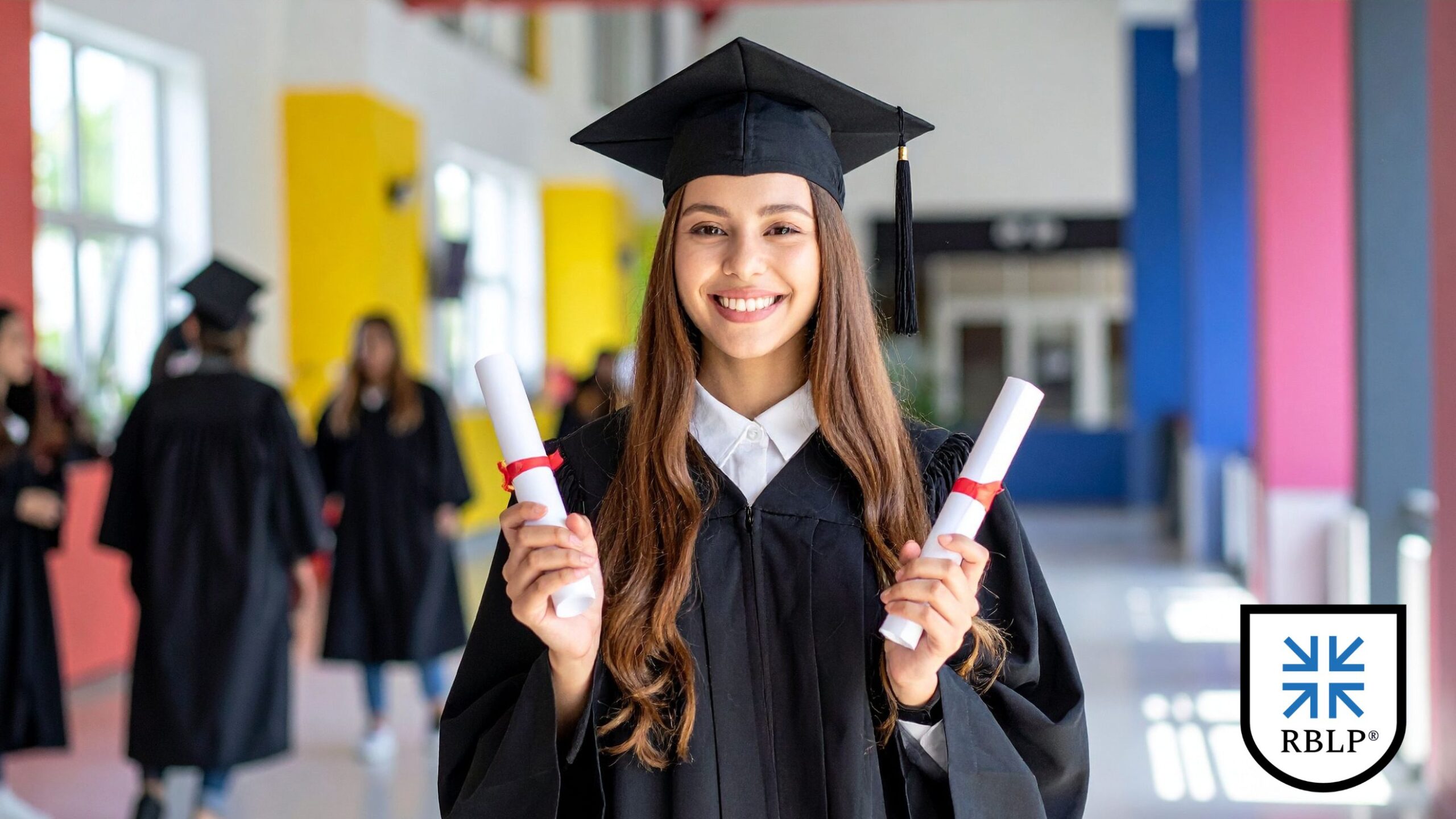 A college student with an RBLP certification standing out in the job market.